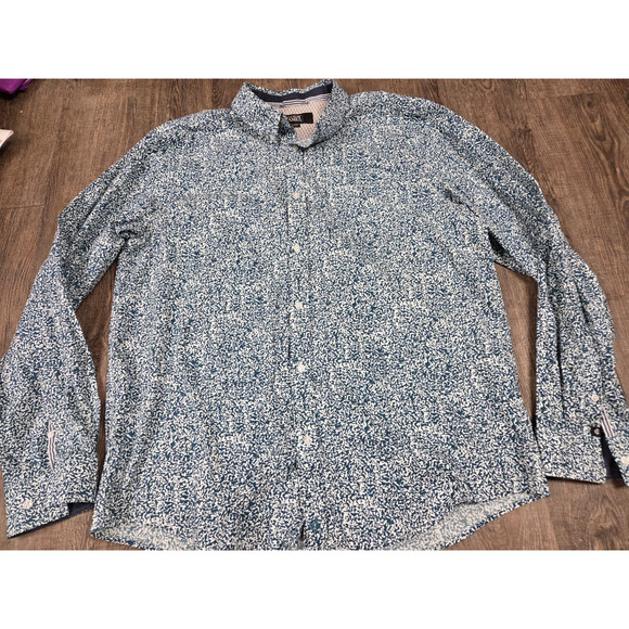Cody James Men's Core Workforce Floral Print Long Sleeve Button-Down Western XL - Picture 1 of 6